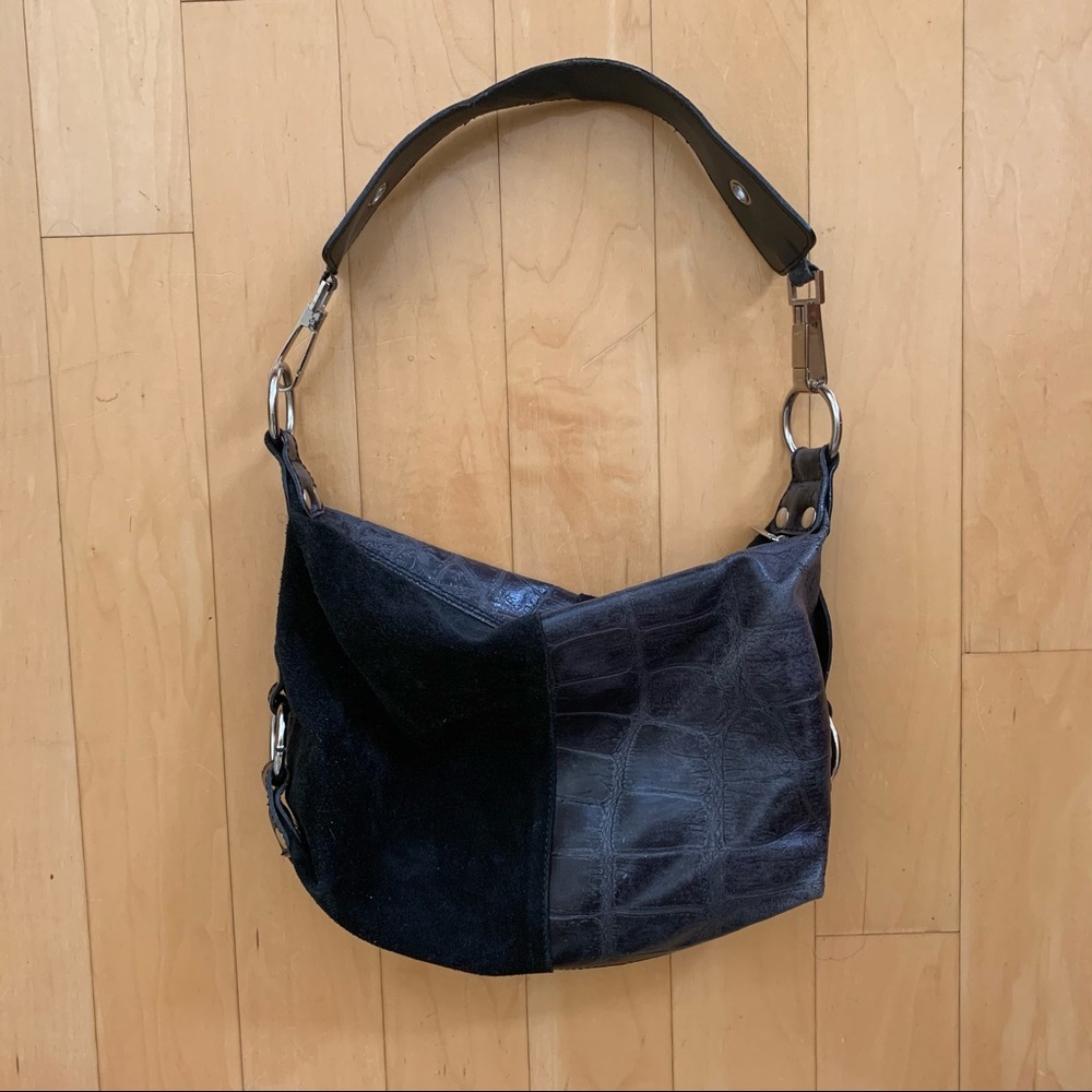 Mini Y2K Coach Lookalike Black Leather Purse